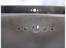 Blackened Steel And Walnut Coffee Table 4 small