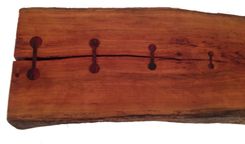 Live Edge Cherry Slab Bench 2 small