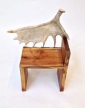 Antler Back Walnut Chairs 4 small