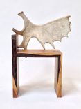 Antler Back Walnut Chairs 3 small