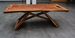 Cherry Slab Dining Table 1 small