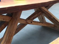 Cherry Slab Dining Table 2 small