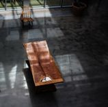 Cherry Slab Dining Table 4 small