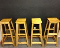 Wooden Bar Stool 5 small