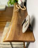 Foundry Console Table: Walnut Edition - Walnut, Live Edge Console Table 2 small