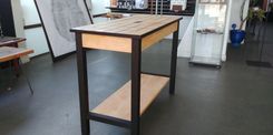 Lori's Maple And Wenge Inlaid Sofa, Entry Hall, Of Console Table 3 small