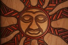 "Sunburst" Multidimensional Layered Carving 2 small