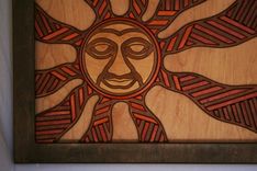 "Sunburst" Multidimensional Layered Carving 3 small