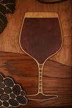 "Vino" Still Life Multi-Dimensional Fine Woodwork 3 small