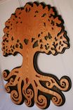 Extra Large Oak Wood Tree Of Life Hanging Sculpture 2 small