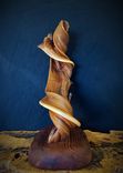 Rustic Twisted Juniper Sculpture On A Redwood Burl Base 3 small