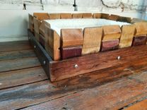 Wine Barrel Pet Bed - Syncope - Made From Retired California Wine Barrels. 100% Recycled! 2 small