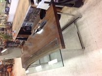 Modern Walnut Slab Conference Table And Desk 4 small