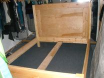 Queen Pine Bed 4 small