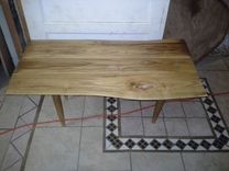 Live Edge Coffee Table With Hand Turned Legs 1 small