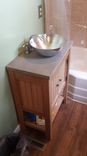 Antique Oak Vanity 2 small