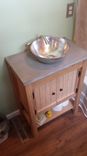 Antique Oak Vanity 3 small
