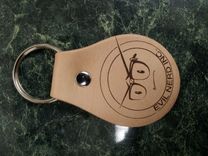 Custom Designed Leather Key Fobs / Keychains 1 small