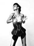 Aluminum And Leather Corset 2 small