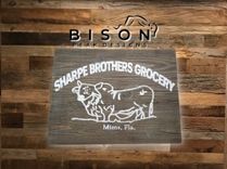 Rustic Weathered Cedar Signs 3 small