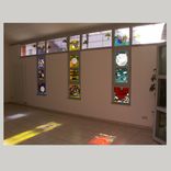 Art Glass Windows For A New Post Modern Church Annex. 2 small