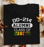 Dd-214 Alumni Class Of Vietnam Veteran, Vietnam War Veteran Shirt 1 small