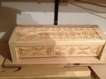 Carved Wooden Boxes 3 small