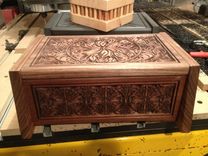 Carved Wooden Boxes 4 small