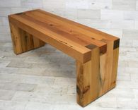 Reclaimed Cedar Box Joint Bench/Coffee Table 1 small