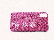 Custom Name Crystallized Iphone Case Any Cell Phone Bling Genuine European Crystals Bedazzled 2 small