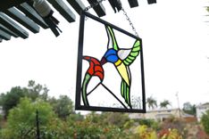 Stained Glass Birds, Animals, Butterfly, Humming Bird, Eagle 2 small