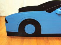 Car Twin Kids Bed Frame - Handcrafted - Car Themed Children's Bedroom Furniture 2 small