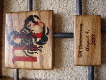 Anniversary Gift (Wood And Iron) 2 small