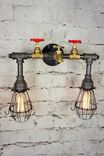 Henson Bath/Vanity Light With Wire Cages 1 small