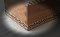 Cherry Keepsake Box With Inlay Banding 3 small