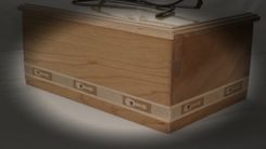 Cherry Keepsake Box With Guitar Inlay Banding 1 small