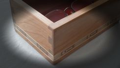 Cherry Keepsake Box With Guitar Inlay Banding 3 small
