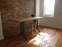 Industrial Desk Table Metal Iron Base 1 small