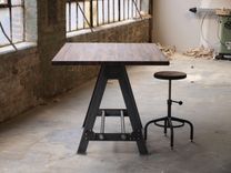 Industrial A Frame Table Kitchen Island Bar 2 small