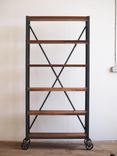 Walnut Engineers Industrial Bookcase 2 small