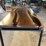 Walnut & Grey Resin Desk 2 small