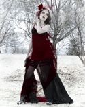 Fantasy Costume Alternative Bride Dress 1 small