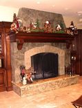 Stone Fireplace And Mantel 1 small