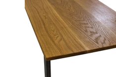 Modern Office Desk, Oak Computer Desk, Desk With Metal Legs, Gaming Desk, Handmade Office Desk 4 small