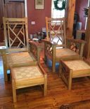 Chinese Chippendale Morris Chairs 1 small