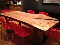 Live Edge Maple Dining Table 3 small