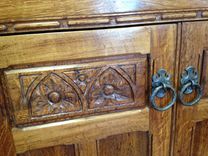 Solid Quartersawn English Oak Drinks Cabinet 3 small
