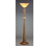 Comfort Floor Lamp W/ Translucent Wood Shade 2 small