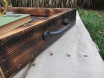 Wood Serving Tray Made From Reclaimed Pallet Wood Ottoman Tray 5 small
