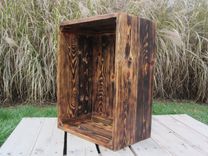Large Wood Crate Stackable Made From Reclaimed Wood Pallets 1 small